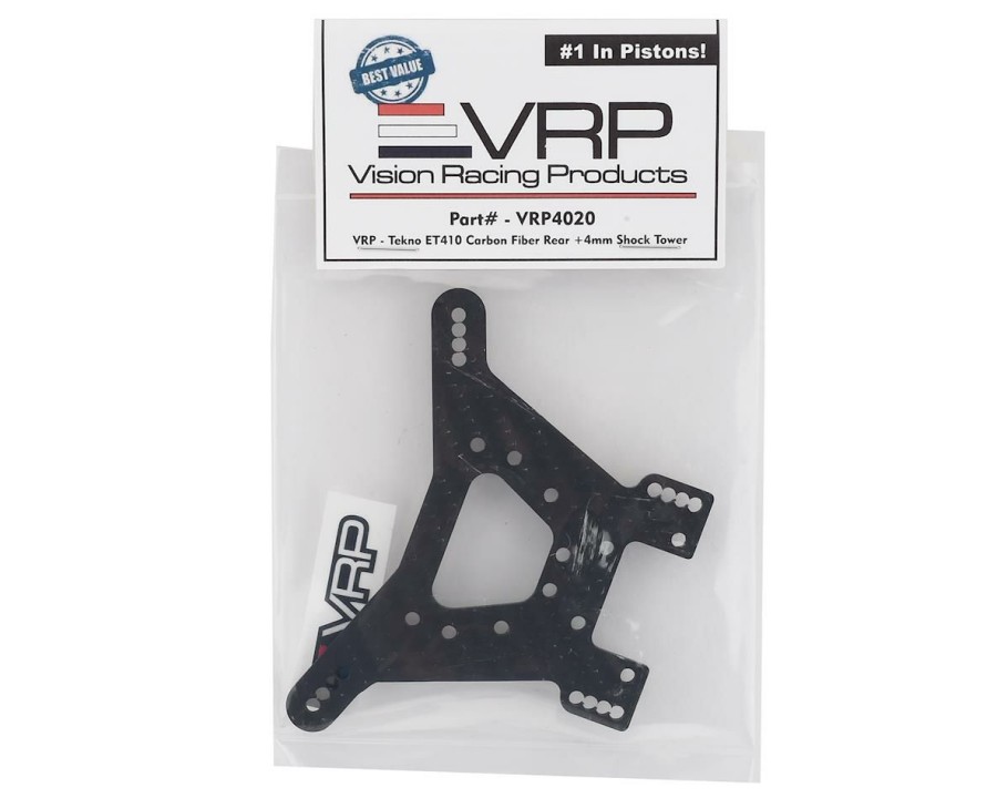 Parts * | Vrp Et410 +4Mm Carbon Fiber Rear Tower