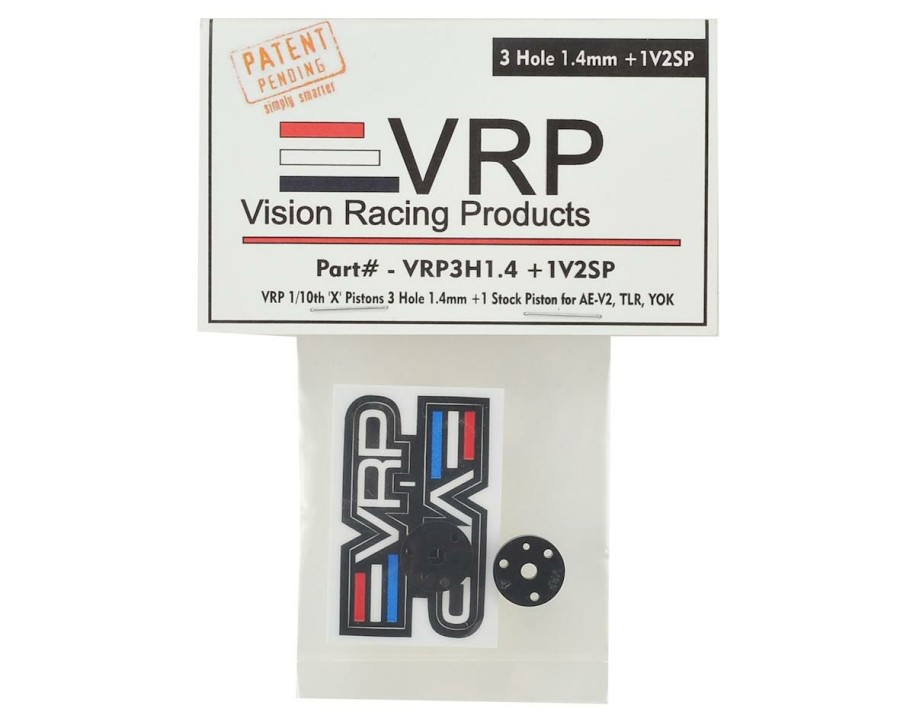 Parts * | Vrp 12Mm Associated V2 1/10 "Sp V2" Shock Piston (2) (1.4Mm +1 X 3 Hole)