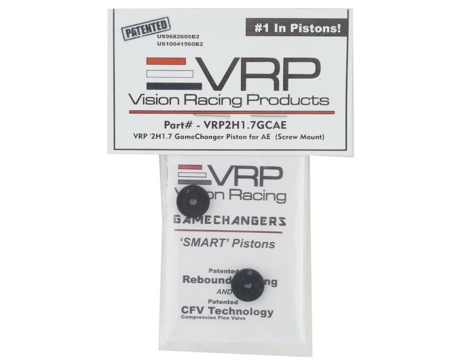 Parts * | Vrp 12Mm Associated Gamechanger Screw Mount Shock Piston (2) (1.7Mm X2 Hole)