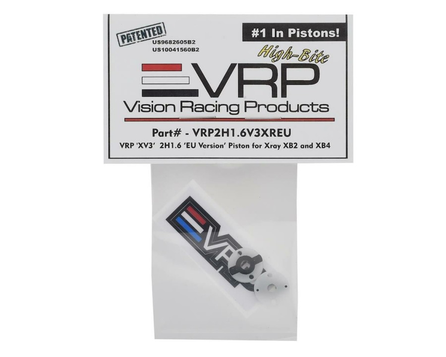 Parts * | Vrp Xray 1/10 "X V3" Eu Shock Piston (2) (1.6Mm X 2 Hole) (White)