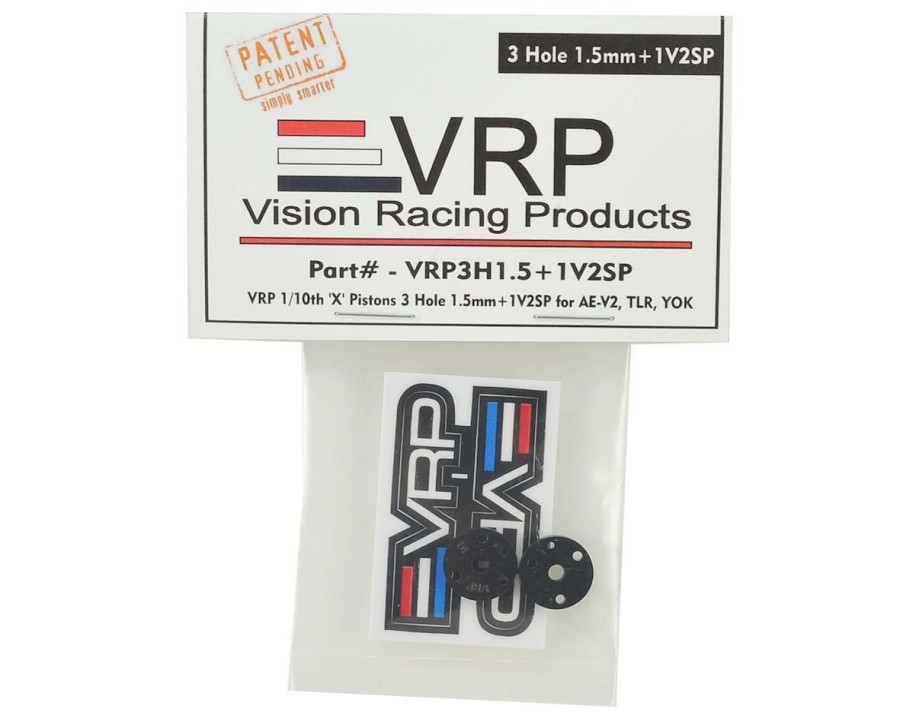 Parts * | Vrp 12Mm Associated V2 1/10 "Sp V2" Shock Piston (2) (1.5Mm +1 X 3 Hole)