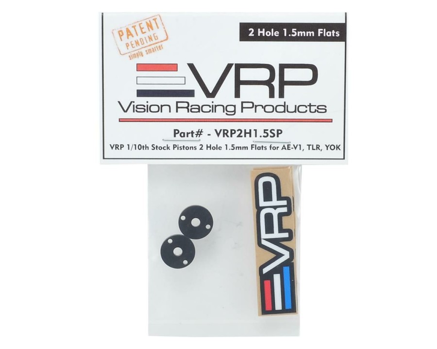 Parts * | Vrp 12Mm Ae/Tlr/Yokomo 1/10 Machined "Sp" Shock Piston (2) (1.5Mm X 2 Hole)