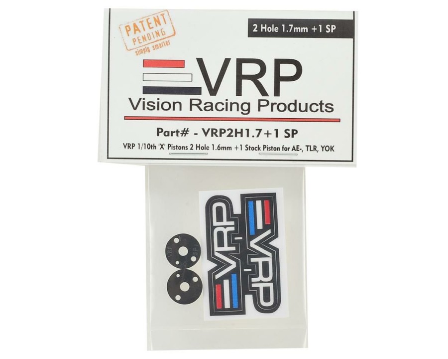 Parts * | Vrp 12Mm Ae/Tlr/Yokomo 1/10 "Sp V2" Shock Piston (2) (1.7Mm +1 X 2 Hole)