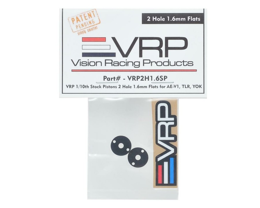 Parts * | Vrp 12Mm Ae/Tlr/Yokomo 1/10 Machined "Sp" Shock Piston (2) (1.6Mm X 2 Hole)