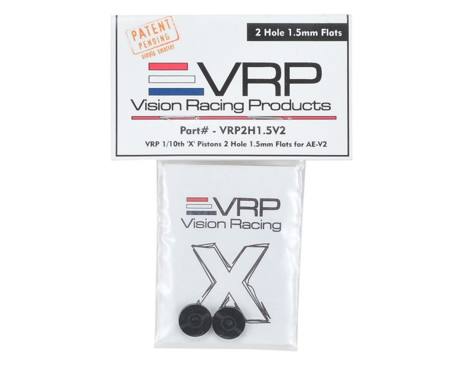 Parts * | Vrp 12Mm Associated V2 1/10 "X V2" Shock Piston (2) (1.5Mm X 2 Hole)