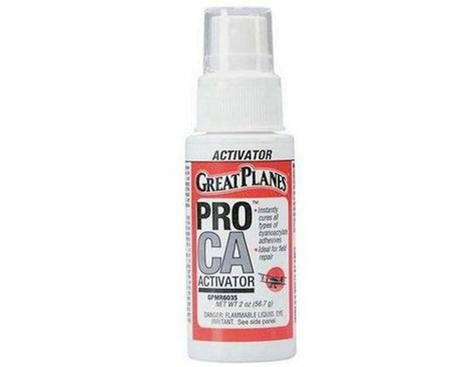 Parts * | Great Planes Pro Ca Foam Safe Activator W Pump 2 Oz