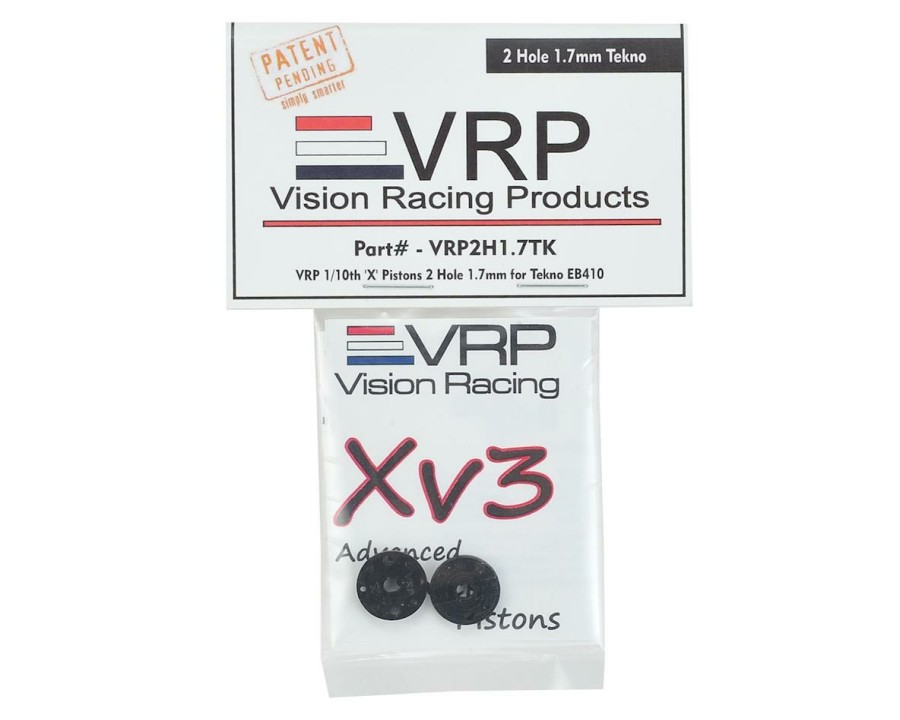 Parts * | Vrp Tekno Eb410 "X V3" Shock Piston (2) (1.7Mm X 2 Hole)